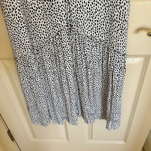 Massimo Dutti printed spots maxi dress - Picture 6 of 7